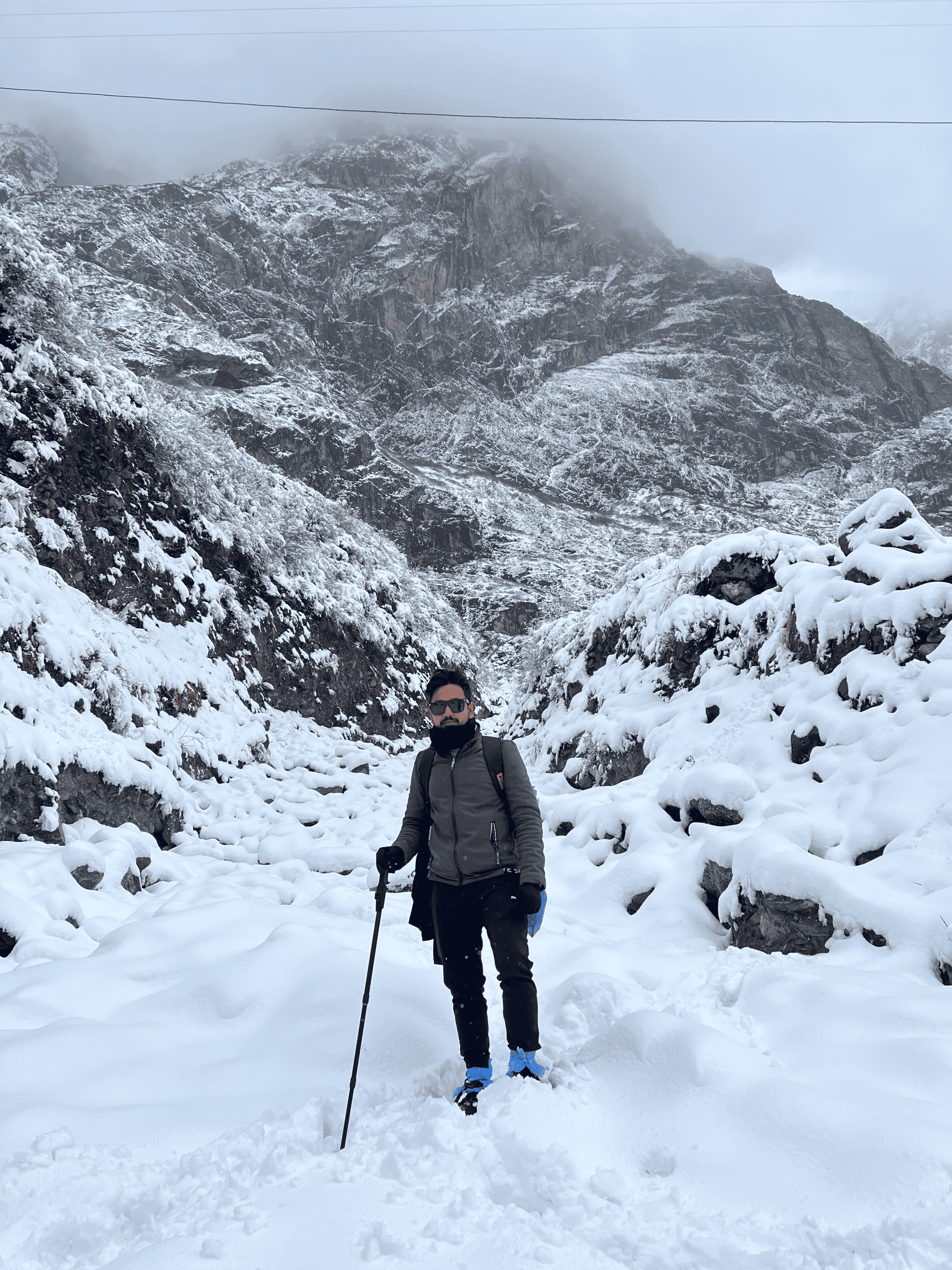 Final stretch through the Langtang mountains